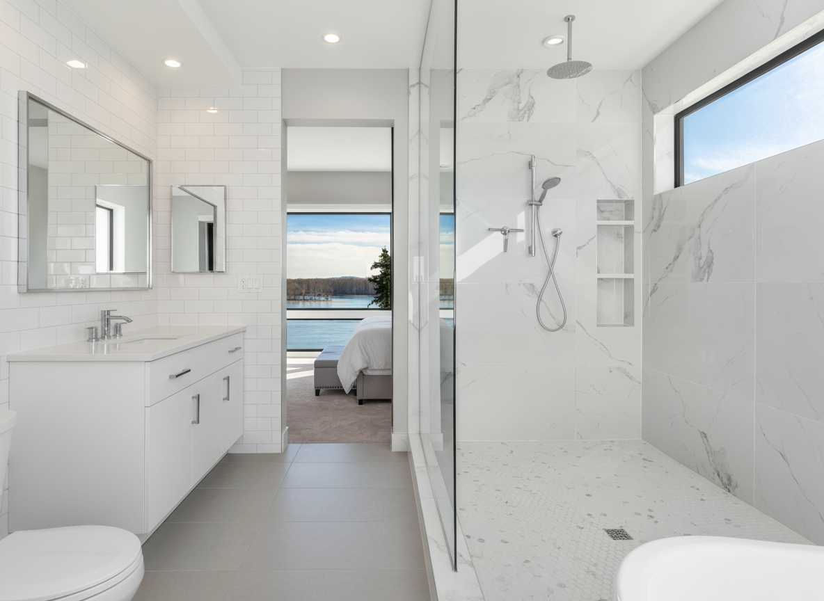 Bathroom after remodel