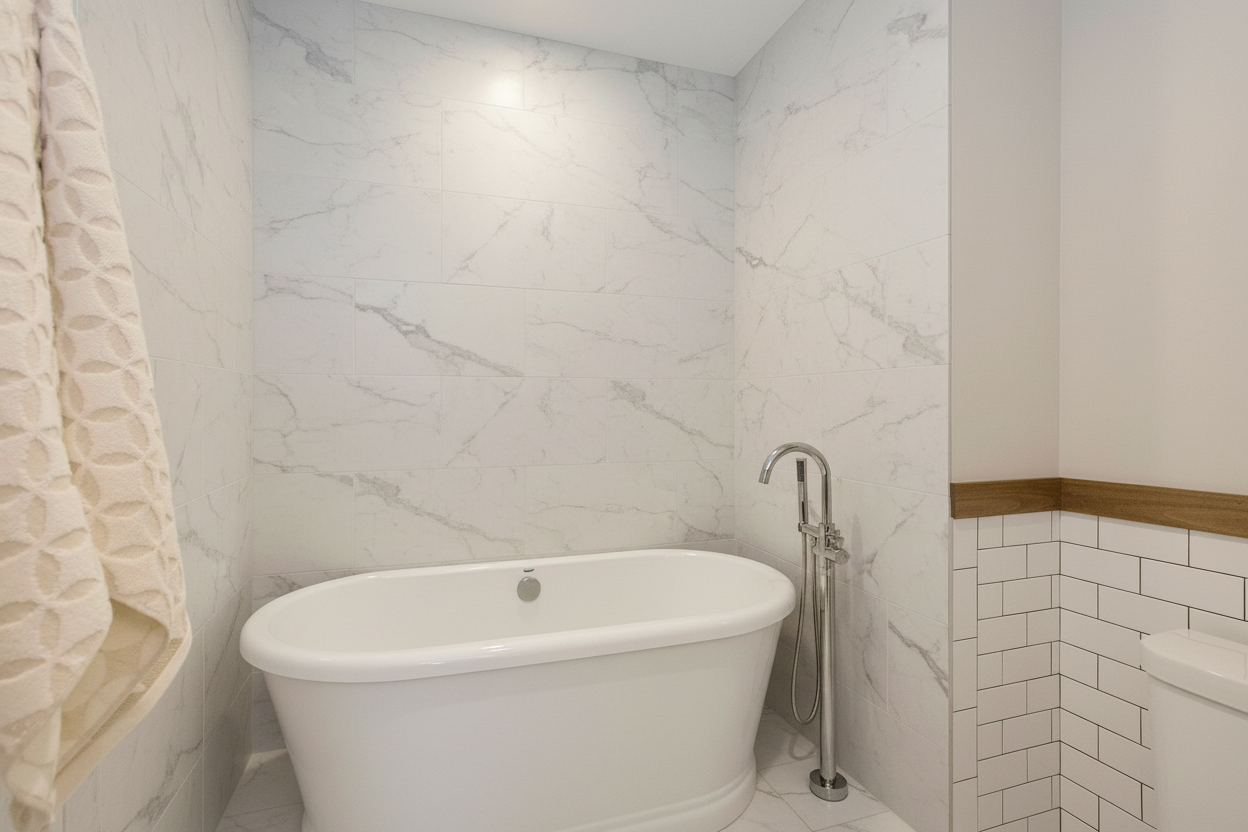 Bathroom after remodel