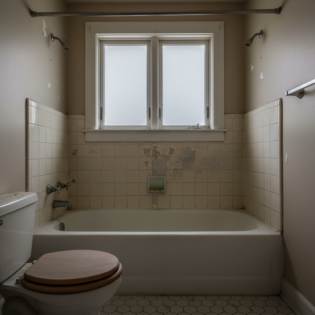Bathroom before remodel